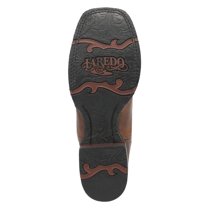 Dan Post Womens Faye Tan/Pink Leather Cowboy Boots