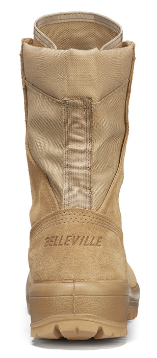 Belleville Hot Weather Combat Boots Unisex Tan Leather/Nylon