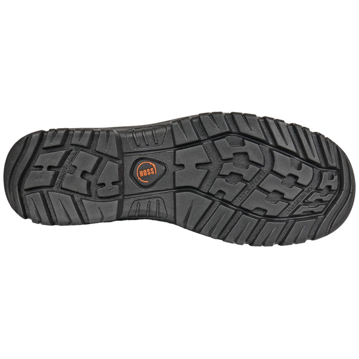 Hoss Boots Mens Snip Chelsea Met-Guard Brown Leather Work Boots