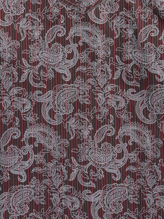 Ely and Walker Kids Girls Western Paisley Print Burgundy 100% Cotton L/S Shirt