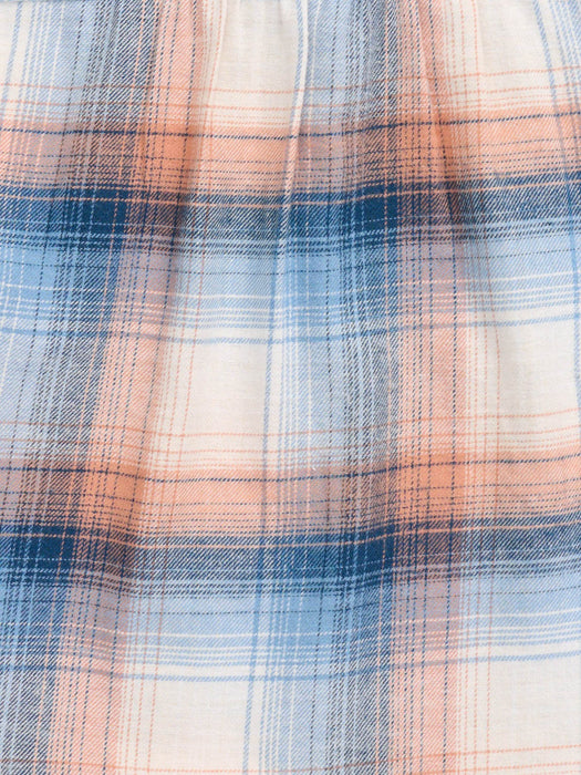 Ely and Walker Kids Girls Boyfriend Flannel Sunset 100% Cotton L/S Shirt