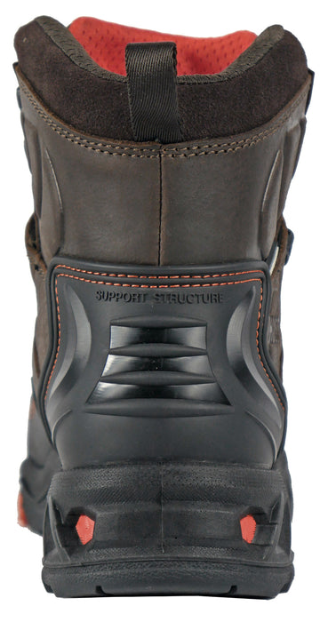 Hoss Boots Mens Traverse Brown Leather Full-Grain Work Boots