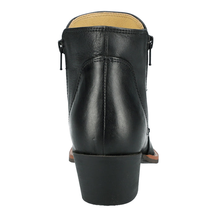 Smoky Mountain Boots Womens Emily Black Leather Ankle Boots