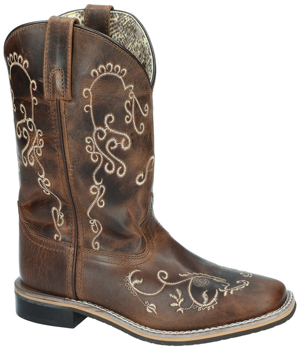 Smoky Mountain Womens Marilyn Brown Leather Cowboy Boots
