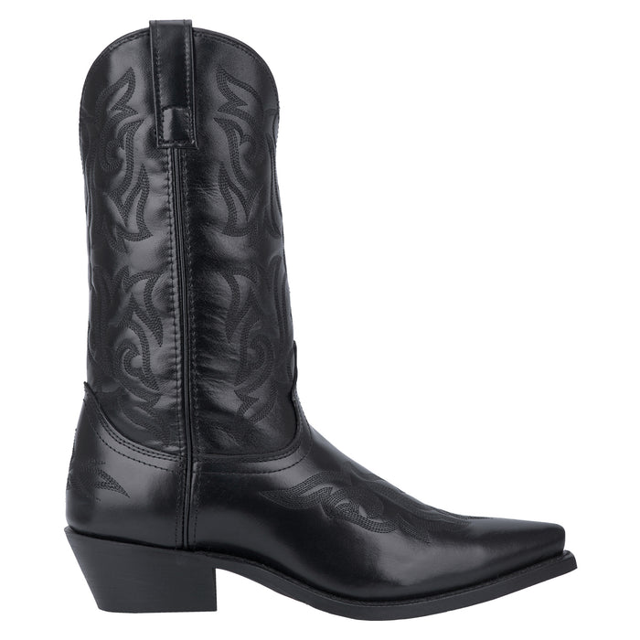 Laredo Mens Hawk Cowboy Boots Leather Black