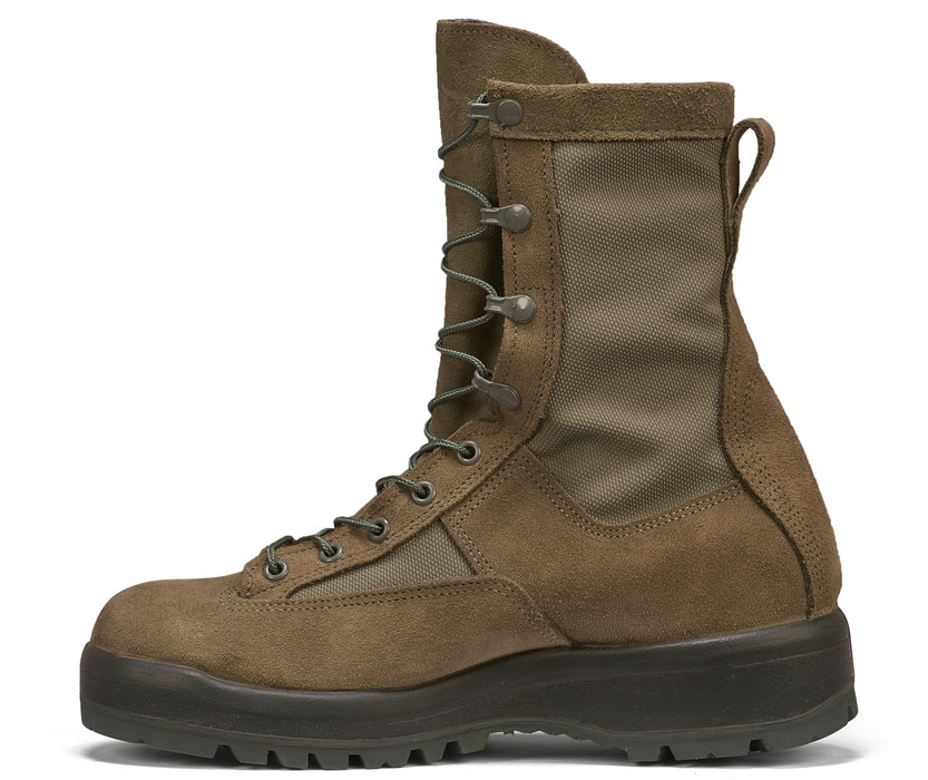 Belleville Mens Sage Leather Waterproof Flight Military Boots 3.5XW