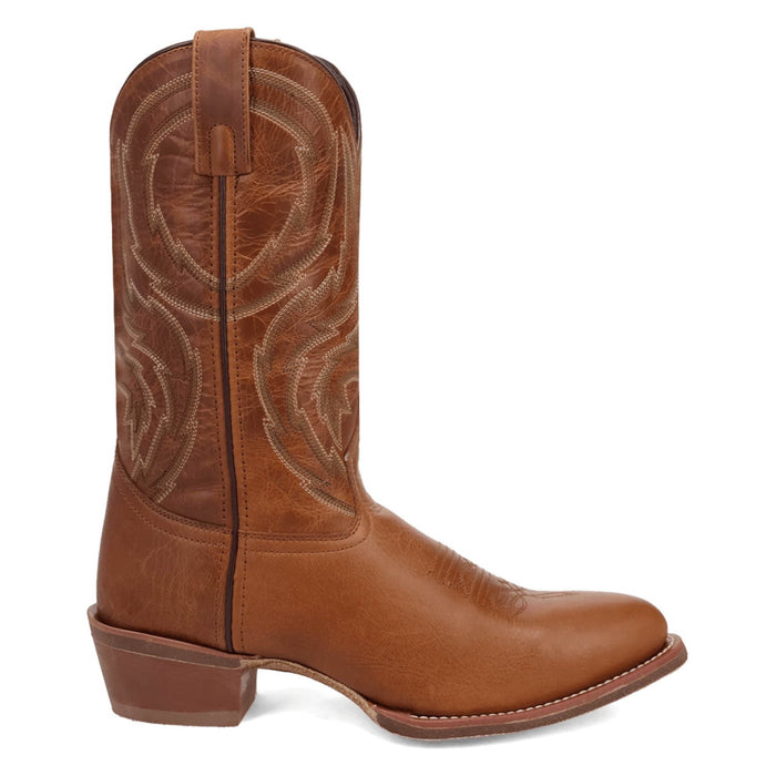 Laredo Mens Novak Tan Leather Cowboy Boots