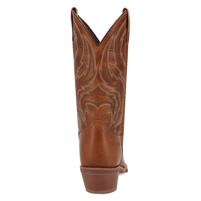Laredo Mens Novak Tan Leather Cowboy Boots