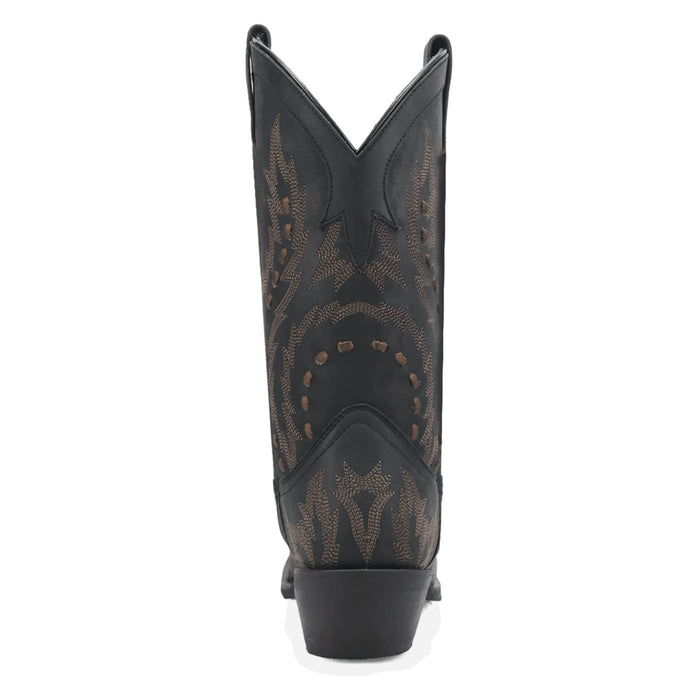 Laredo Mens Ryker Blue Leather Cowboy Boots