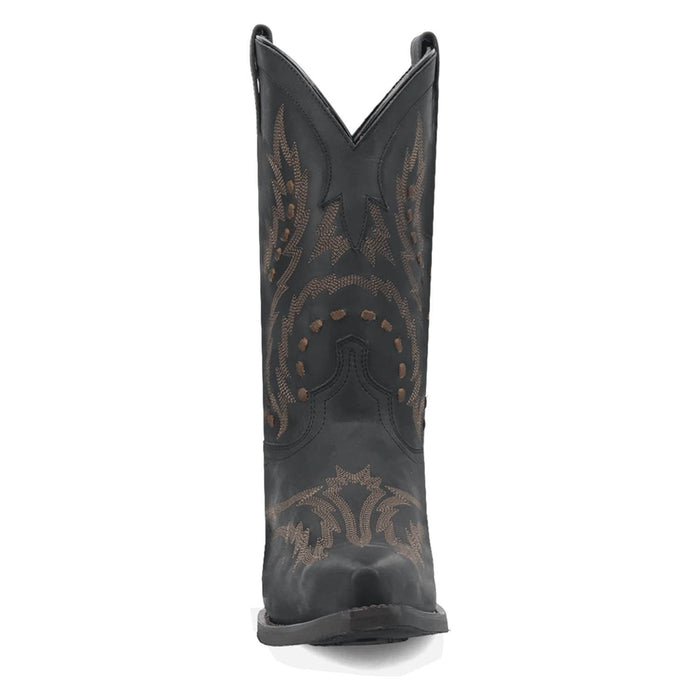 Laredo Mens Ryker Blue Leather Cowboy Boots