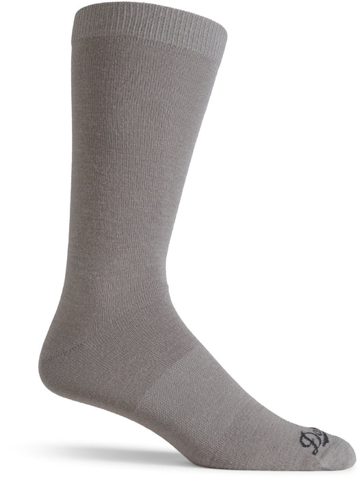Danner Mens Coolmax Liner Light Grey Polyester Crew Socks