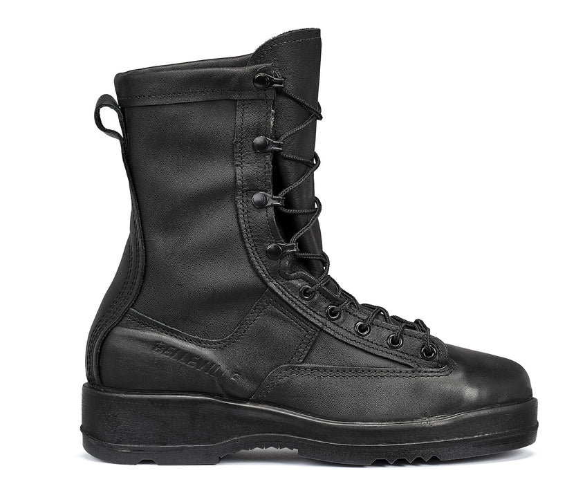 Belleville Waterproof Steel Toe Flight Deck Boots 800ST Black Leather