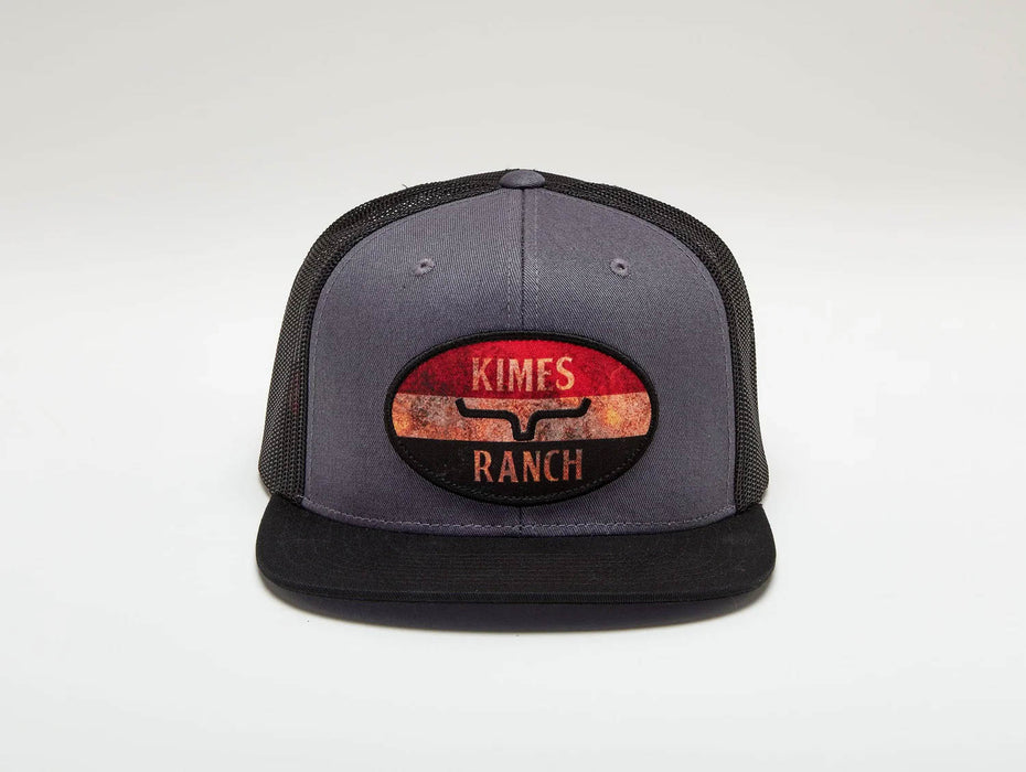 Kimes Ranch Unisex American Standard Charcoal Cotton Twill Trucker Cap