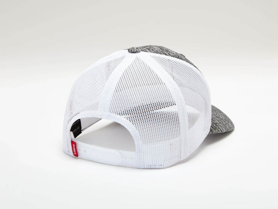Kimes Ranch Unisex Box Seats Grey Heather Cotton Twill Trucker Cap