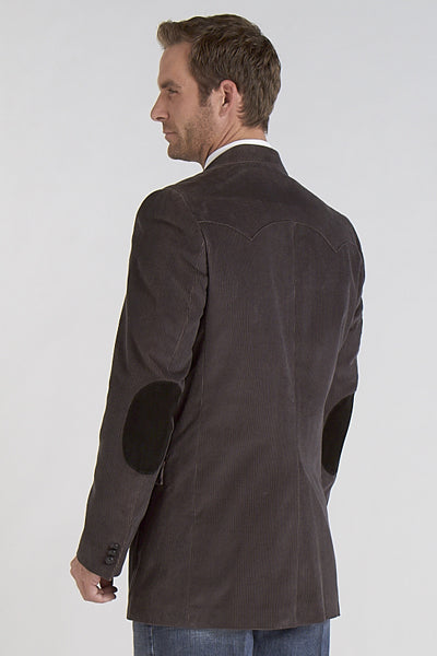 Cripple Creek Mens Lubbock Corduroy Grey 100% Cotton Sport Coat