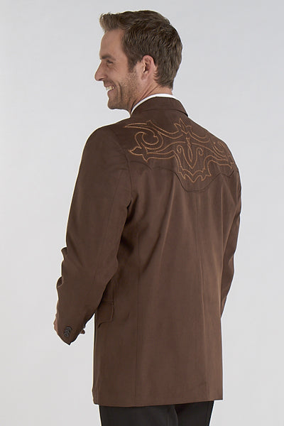 Cripple Creek Mens Galveston Boot-Stich Chestnut 100% Polyester Sport Coat