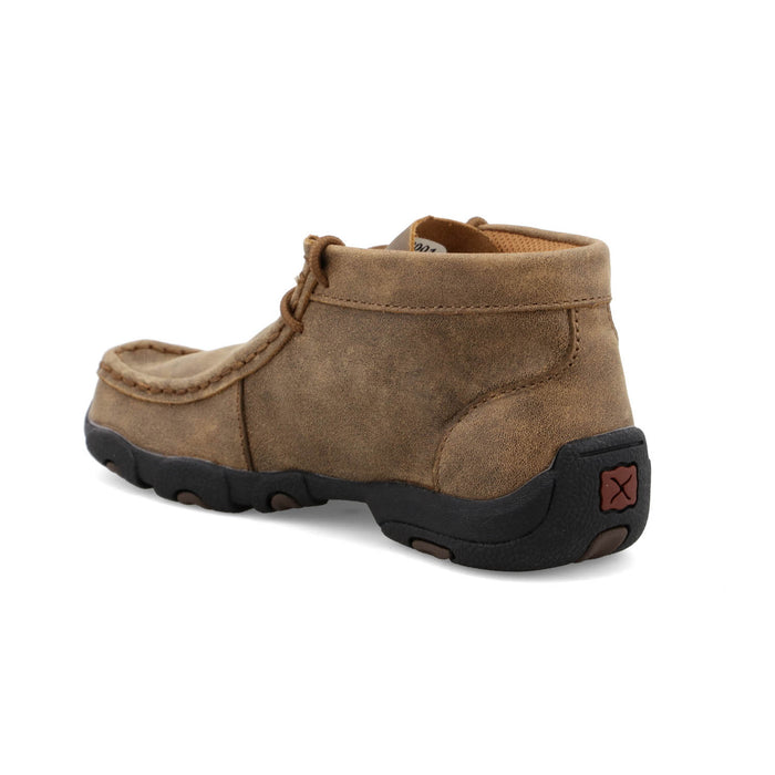 Twisted X Kids Unisex Driving Moc Bomber Leather Chukka Boots