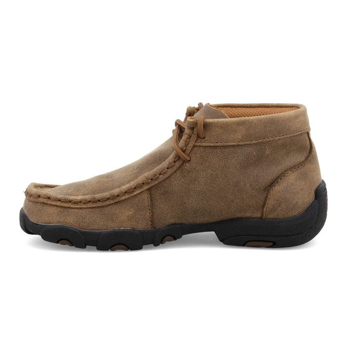Twisted X Kids Unisex Driving Moc Bomber Leather Chukka Boots