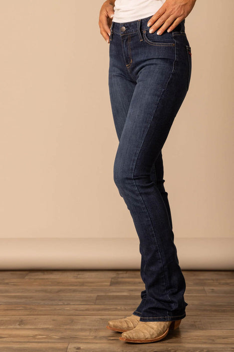 Kimes Ranch Womens Chloe Blue Cotton Blend Jeans
