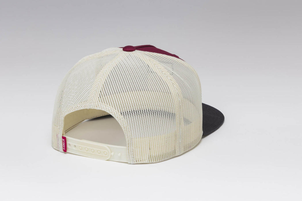 Kimes Ranch Unisex Cody Burgundy Cotton Twill Trucker Cap