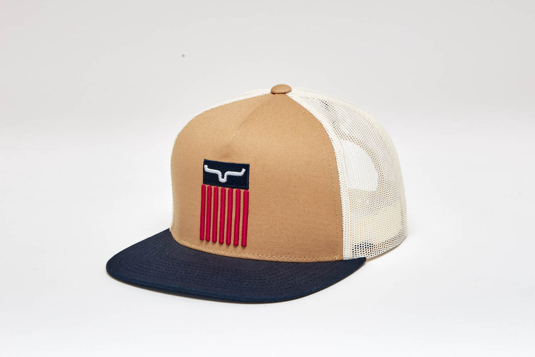 Kimes Ranch Unisex Cody WW Brown Cotton Twill Trucker Cap