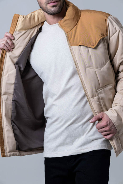 Kimes Ranch Mens Colt Tan 100% Polyester Insulated Jacket