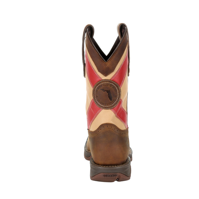 Durango Mens Florida Flag Leather Cowboy Boots