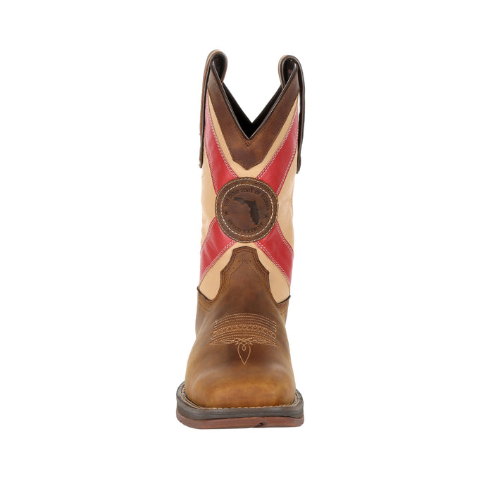 Durango Mens Florida Flag Leather Cowboy Boots