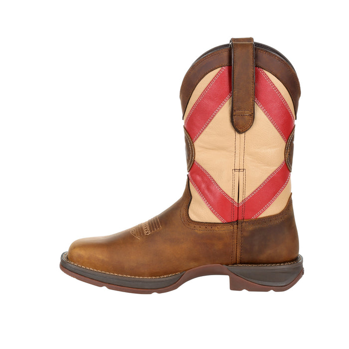 Durango Mens Florida Flag Leather Cowboy Boots