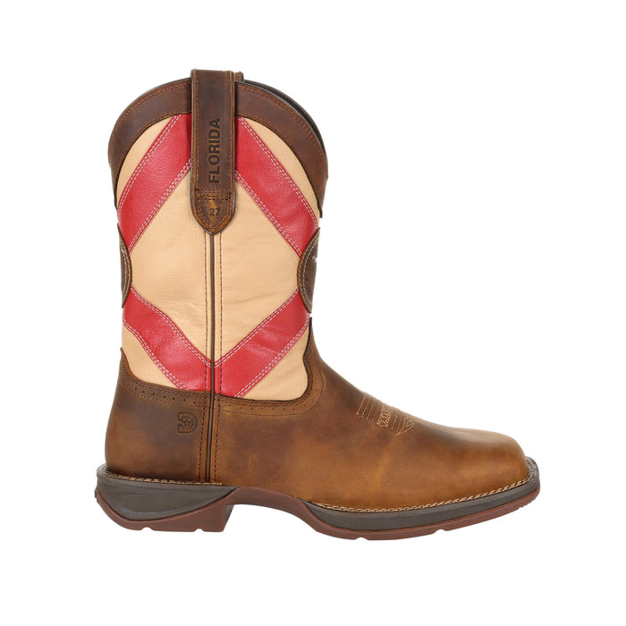 Durango Mens Florida Flag Leather Cowboy Boots