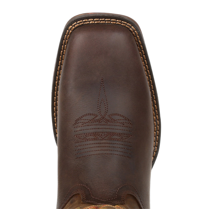 Durango Mens Rebel Western Dark Chestnut Leather Cowboy Boots