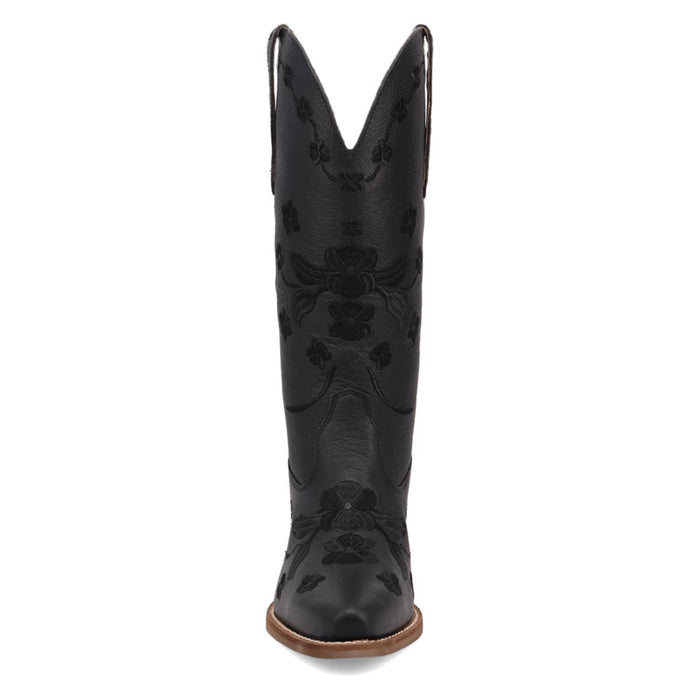 Dingo Womens Love Bug Black Leather Cowboy Boots
