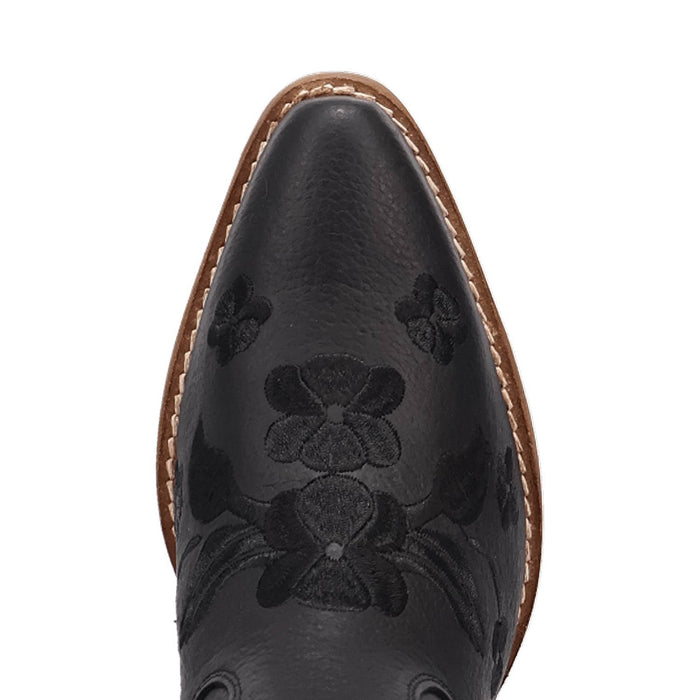 Dingo Womens Love Bug Black Leather Cowboy Boots