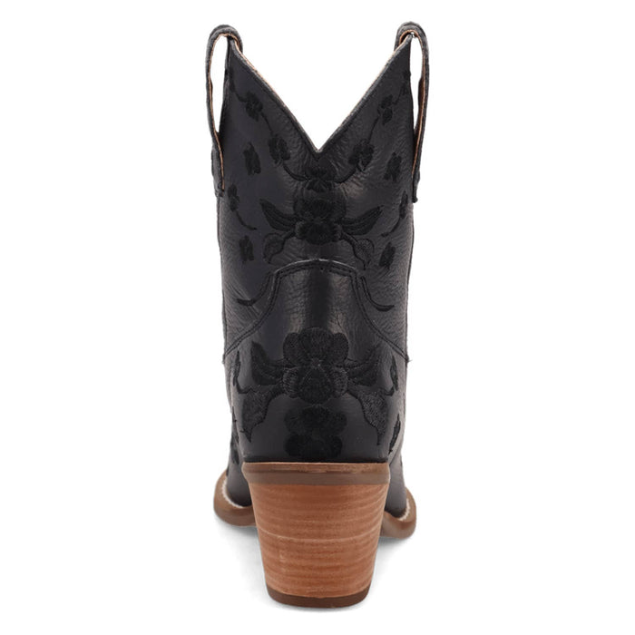 Dingo Womens Sweetheartie Black Leather Cowboy Boots