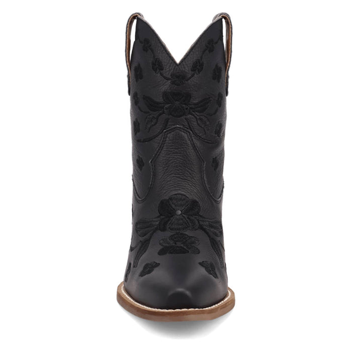 Dingo Womens Sweetheartie Black Leather Cowboy Boots