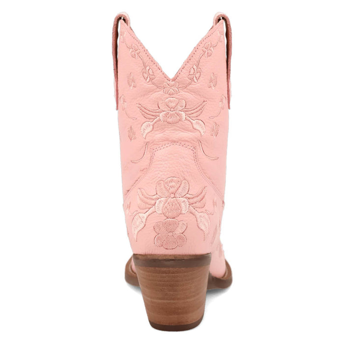 Dingo Womens Sweetheartie Pink Leather Cowboy Boots