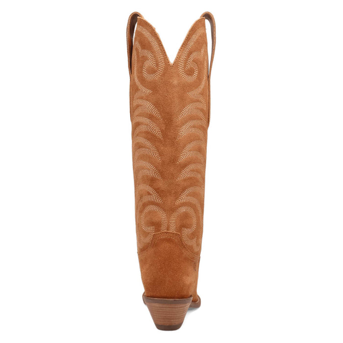 Dingo Womens Movin On Camel Suede Cowboy Boots