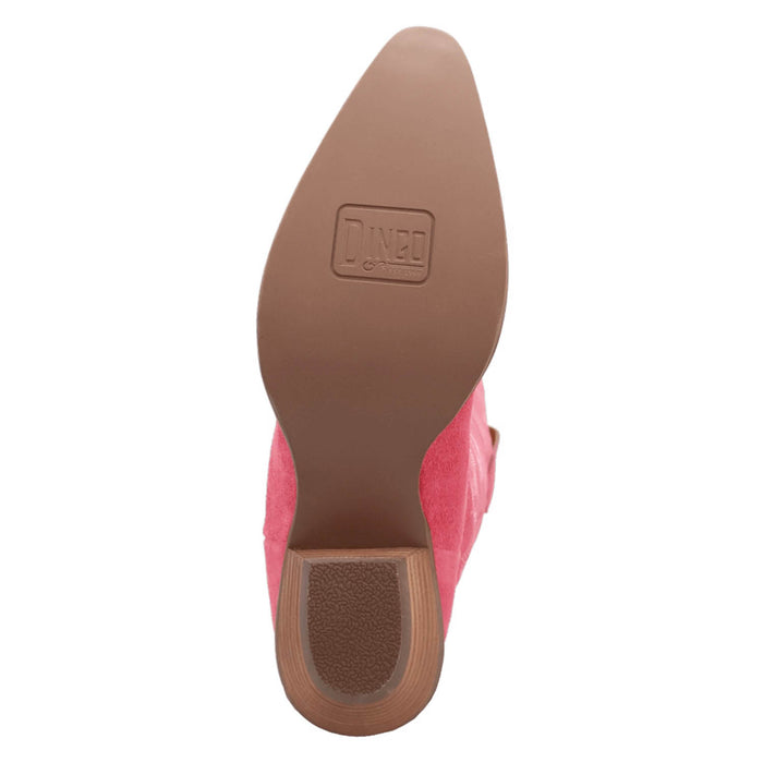 Dingo Womens Movin On Pink Suede Cowboy Boots