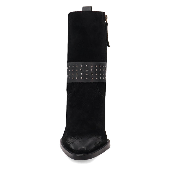 Dingo Womens Songbird Black Suede Fashion Boots