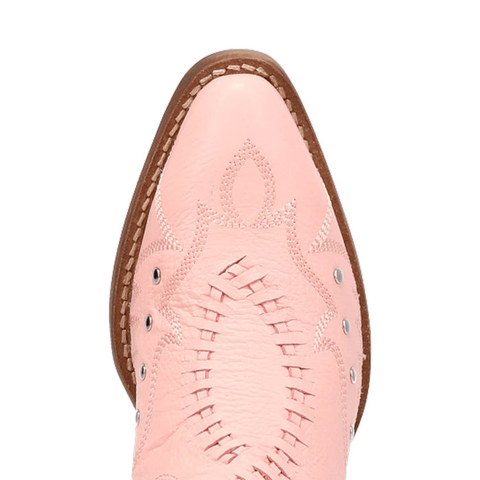 Dingo Womens Preciousie Pink Leather Cowboy Boots