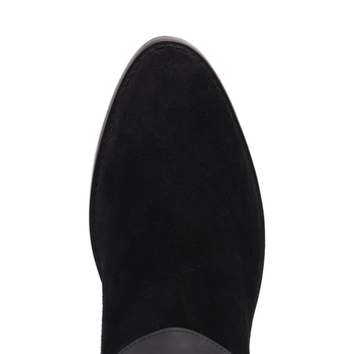 Dingo Mens Matador Black Suede 8in Ankle Boots
