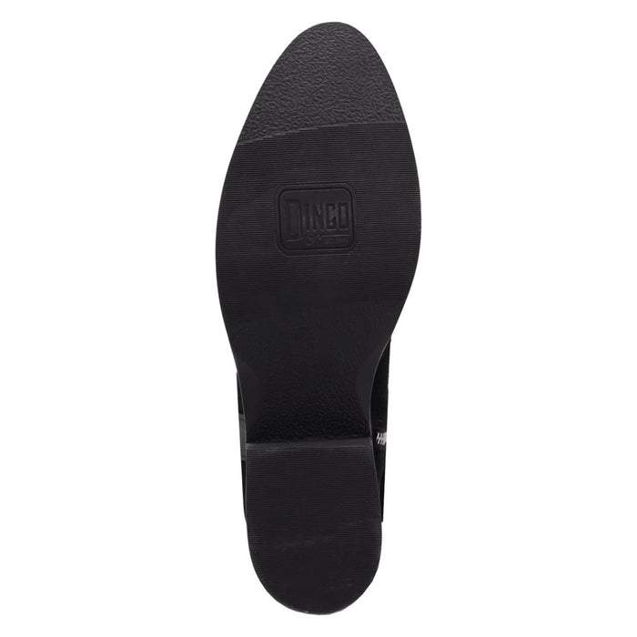 Dingo Mens Matador Black Suede 8in Ankle Boots