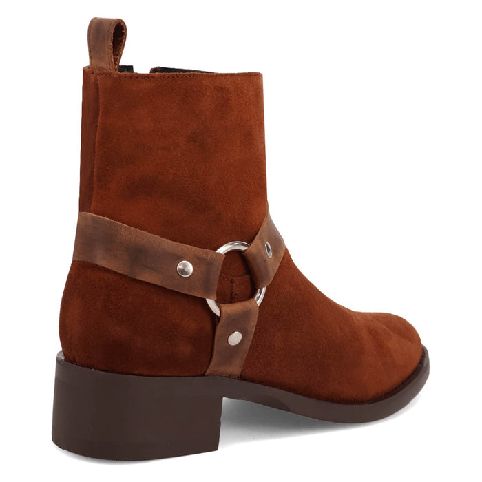 Dingo Mens Matador Brown Suede 8in Ankle Boots