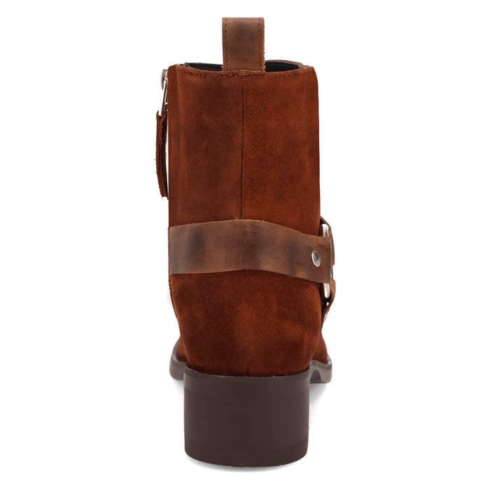 Dingo Mens Matador Brown Suede 8in Ankle Boots