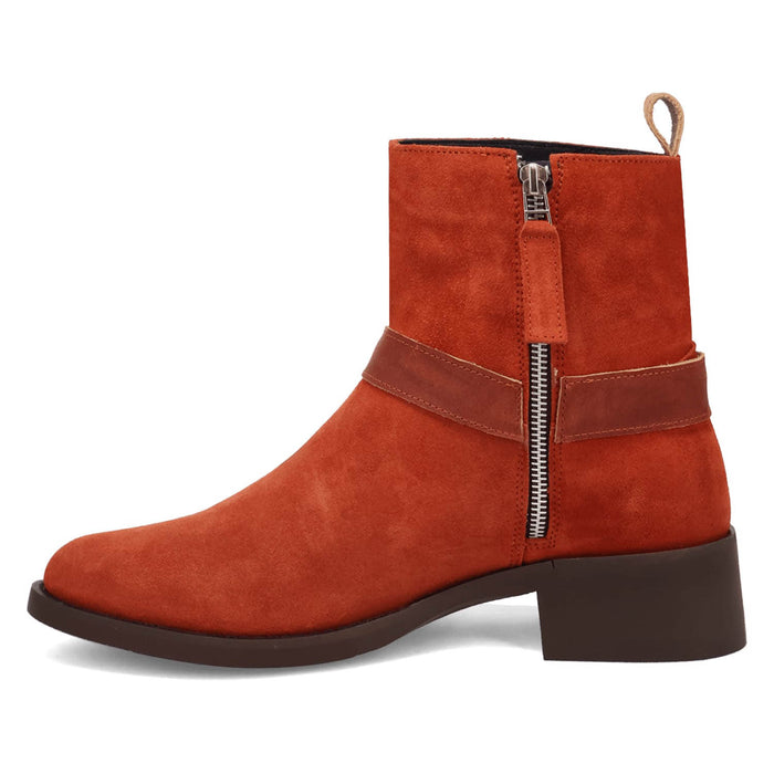 Dingo Mens Matador Rust Suede 8in Ankle Boots