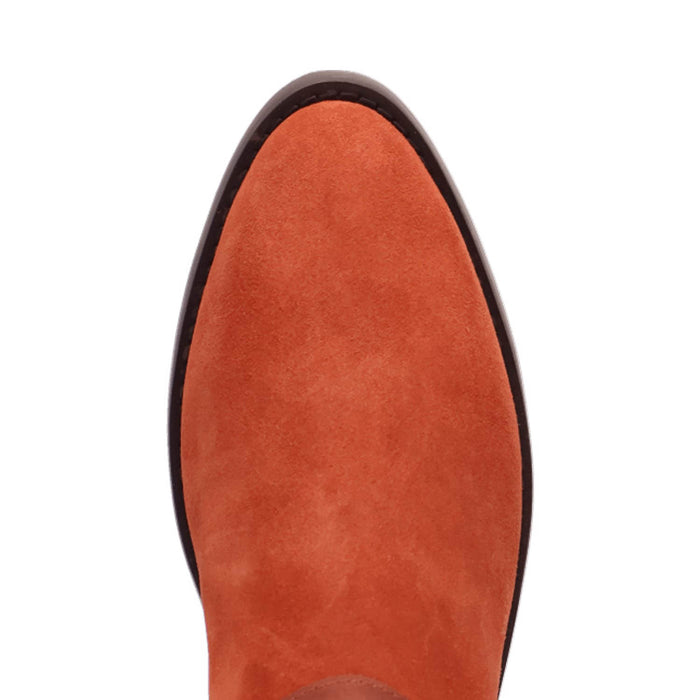 Dingo Mens Matador Rust Suede 8in Ankle Boots