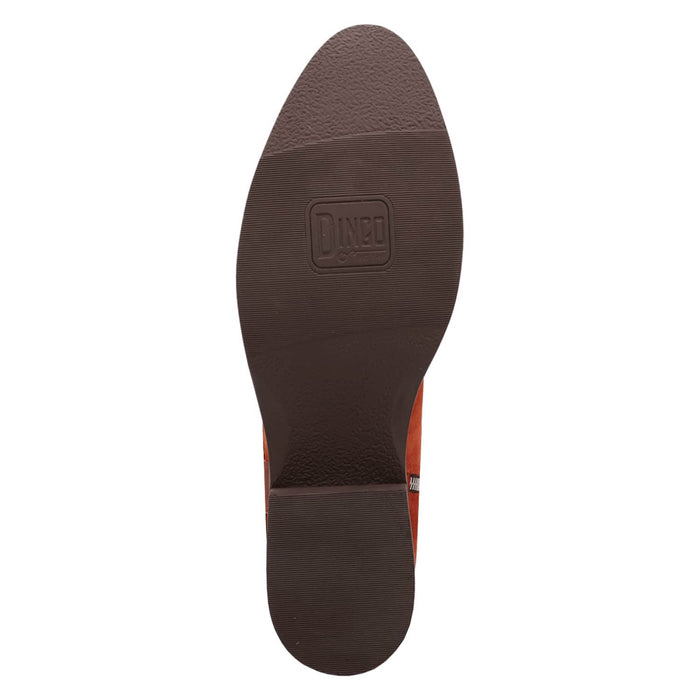 Dingo Mens Matador Rust Suede 8in Ankle Boots