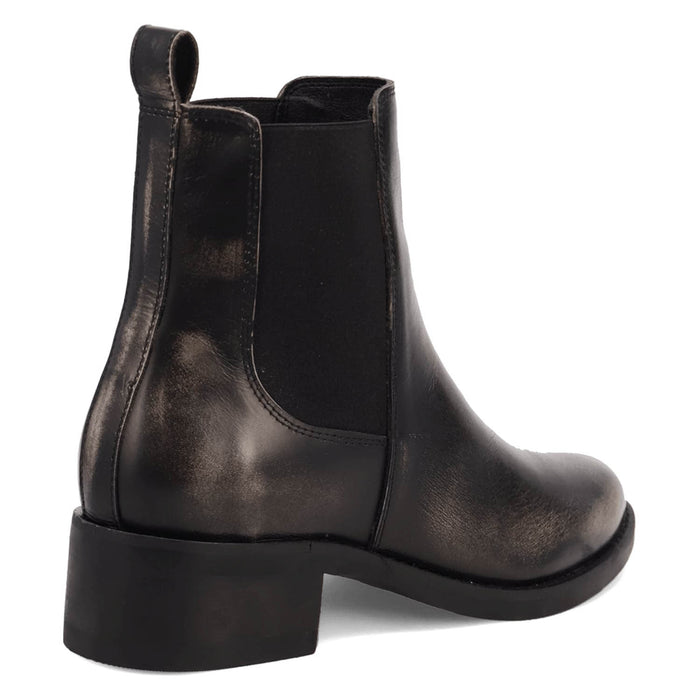 Dingo Mens Camino Black Leather 8in Chelsea Boots