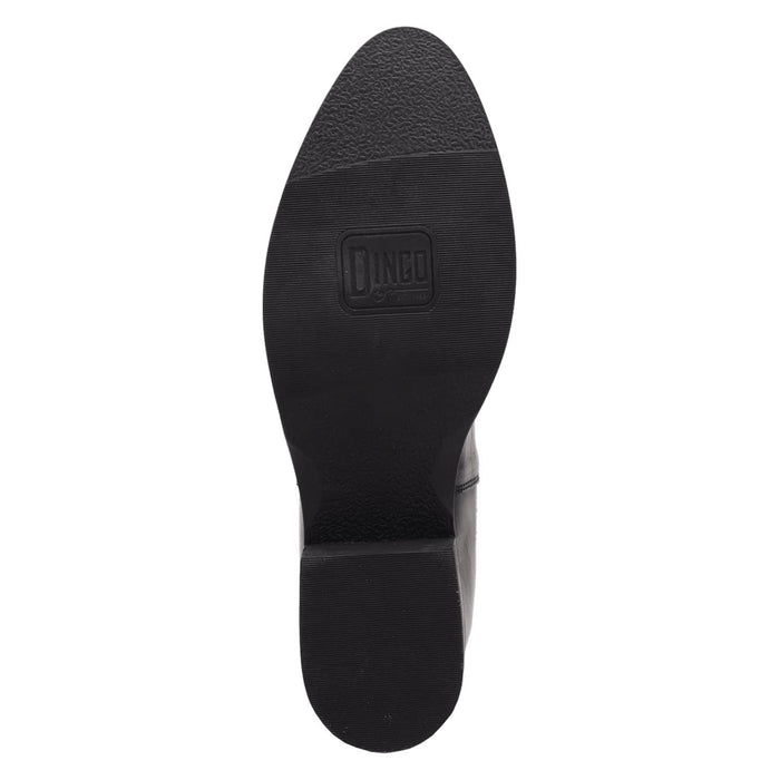 Dingo Mens Camino Black Leather 8in Chelsea Boots
