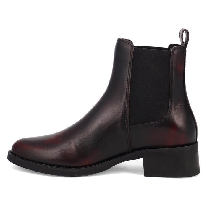 Dingo Mens Camino Black Cherry Leather 8in Chelsea Boots